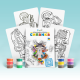 Набір для творчості TC13 "Розмальовка кольоровим піском"- ТЕХНІКА